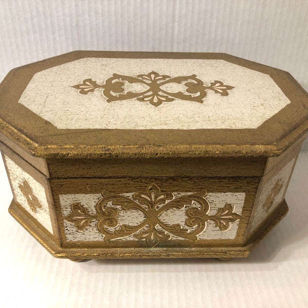 Chippy Jewelry Box Music Florentine Style Lara's Theme Made in Japan