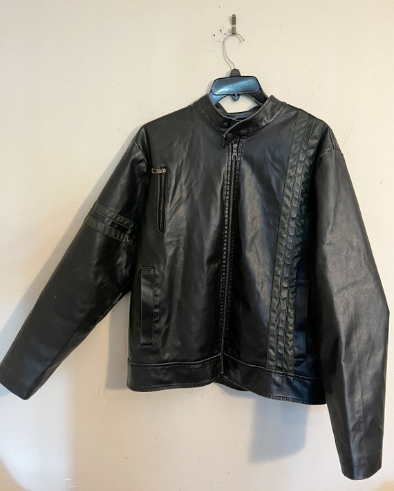 Enjoy the Ride Vegan Leather Motorcycle Jacket main image 0