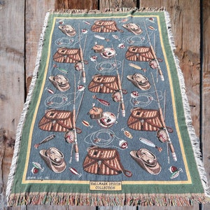 Goodwin Weavers vintage ブランケット ラグ USA製