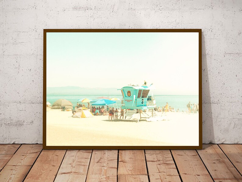 Santa Cruz California Lifeguard Tower Beach Photography - Etsy