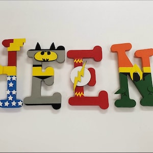 Hand Painted Wooden Letters, Price is PER LETTER *Made to order and fully customizable*