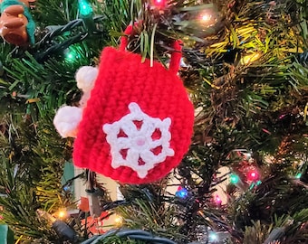Crochet Hot Chocolate Mug Christmas Ornament
