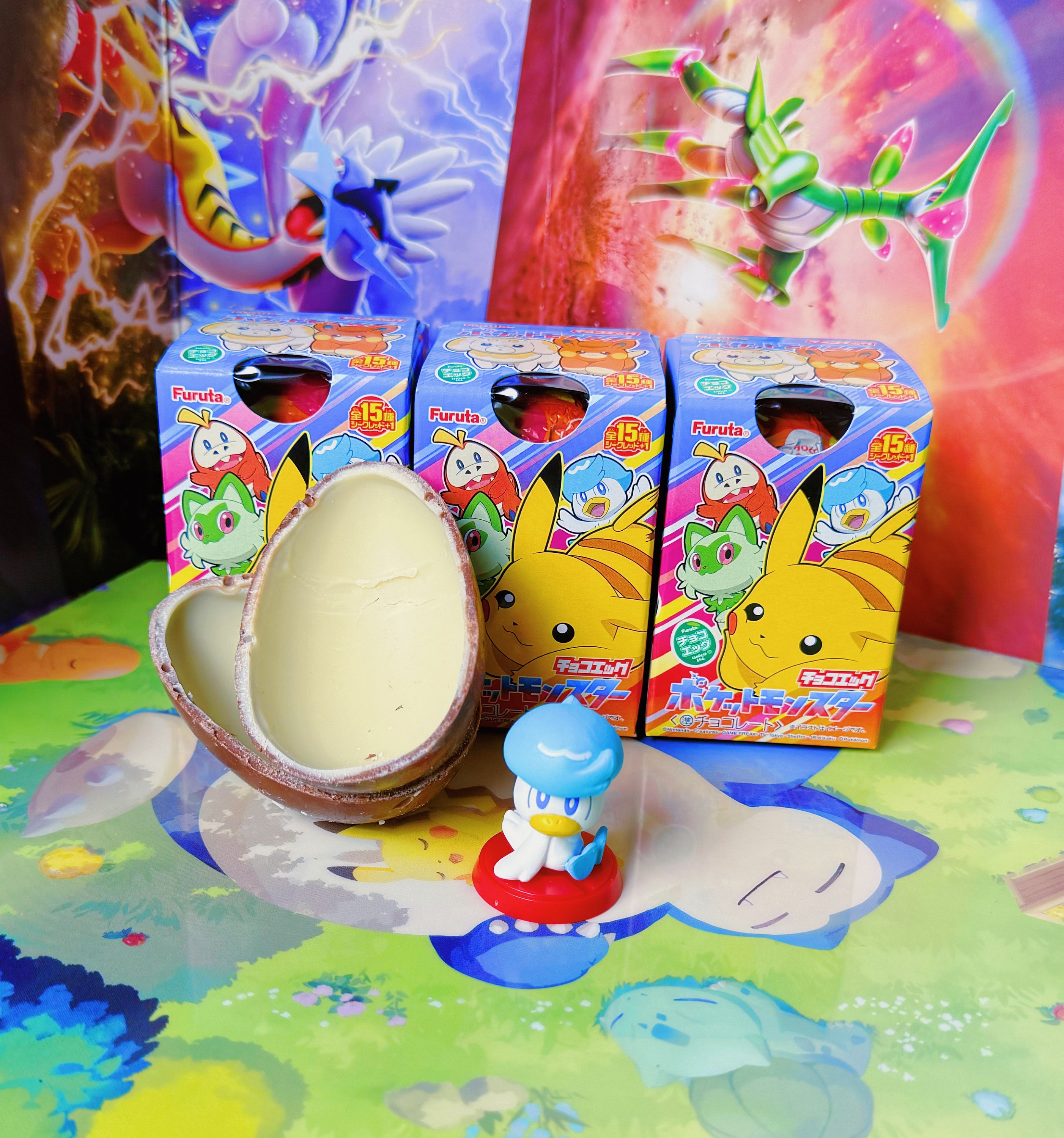 Furuta Choco egg Pokemon Paldea Collection Etsy