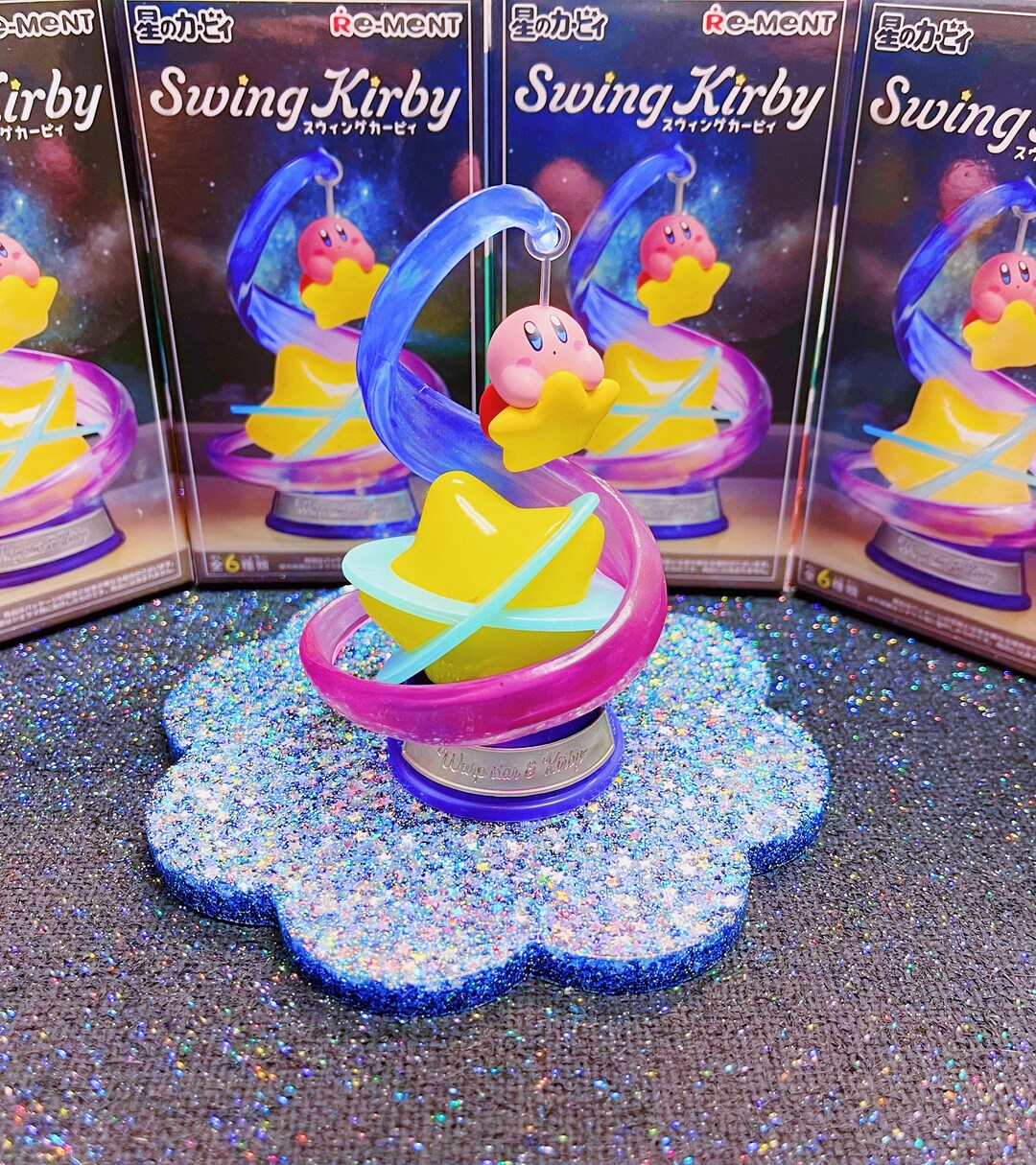Re-Ment Kirby Assortiment Figurines Swing Kirby 6 Cm - Boîte De 6 Pièces
