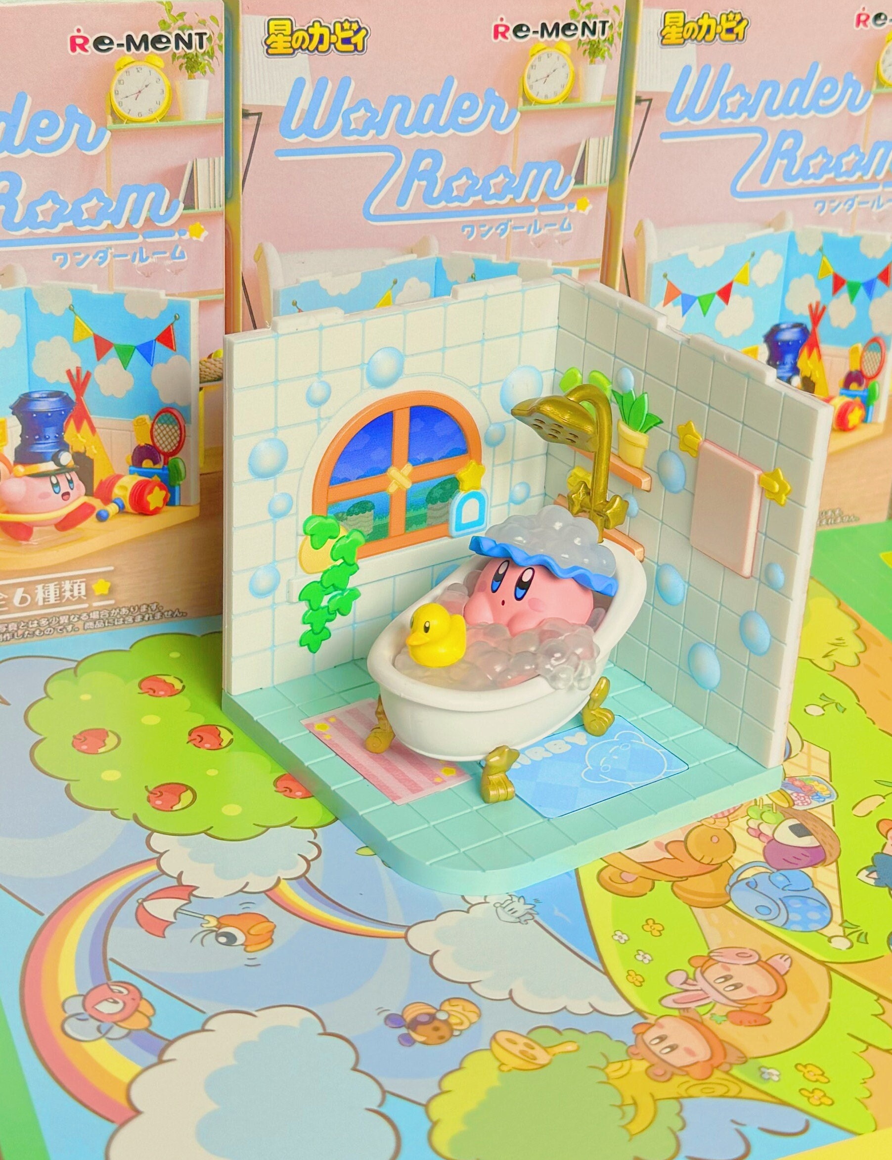 EOF-510 Re-MENT Wonder Room カービィお風呂4体セット 星のカービィ Wonder Room：商品案内 | 株式会社リーメント