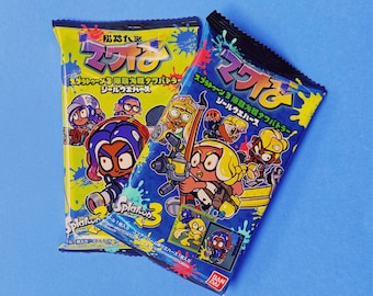 Splatoon 3 Tableturf Chocolate Wafer Sticker Pack