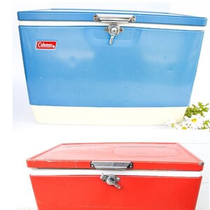 Vintage coleman cooler value discount