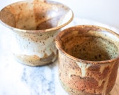 Set of 2 Adorable Vintage Desert Spun Pottery Planters (Sold Separately)