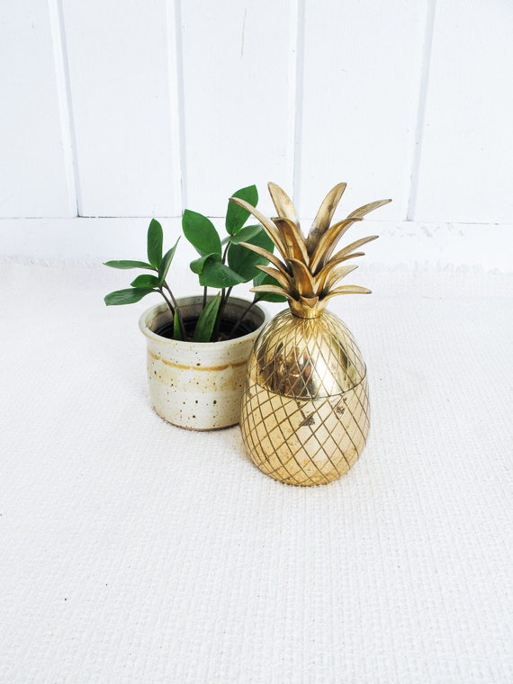 Brass Pineapple Box Made in India - image 1