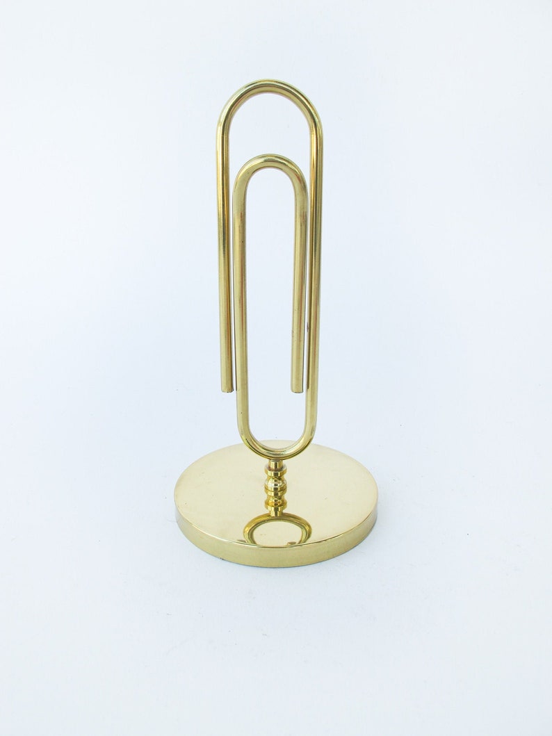 Large Brass Paper Clip image 8