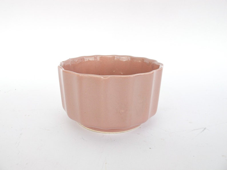 Wavy Studio Pottery Ceramic Red Wing Vase and Covina Pottery Plant Pot Sold Separately image 6