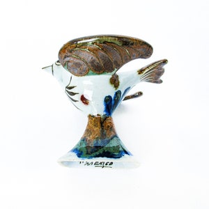 Tonala Hand Painted Ceramic Bird From Mexico by Ken Edwards image 8