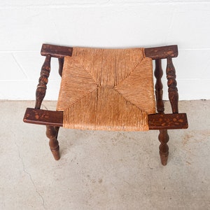 Rush Stool Bench