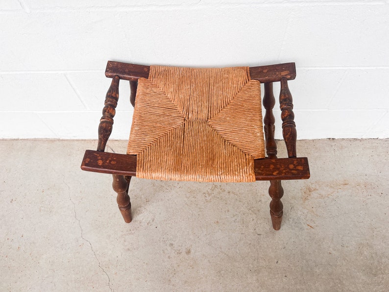 Rush Stool Bench