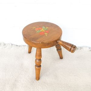 Japanese Wood Milk Stool L Segundo CA image 5