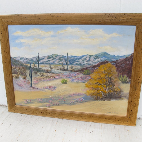 Desert Landscape Painting Etsy