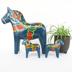 Olsson Swedish Wood Dala Horses Each Sold Separately image 4