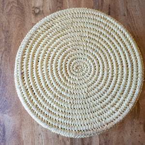 Woven Tribal African Basket with Lid Large image 9