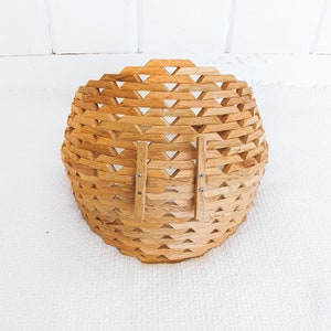 Hanging Wood Basket image 7