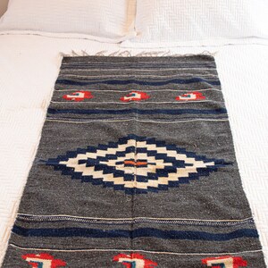 Woven Rug Blanket Tribal Style image 3