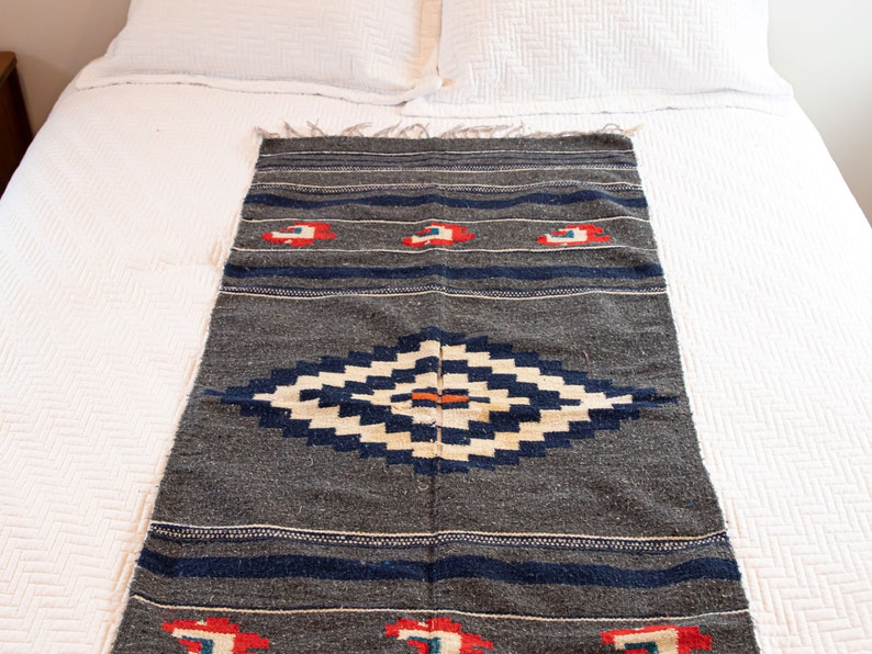 Woven Rug Blanket Tribal Style image 3