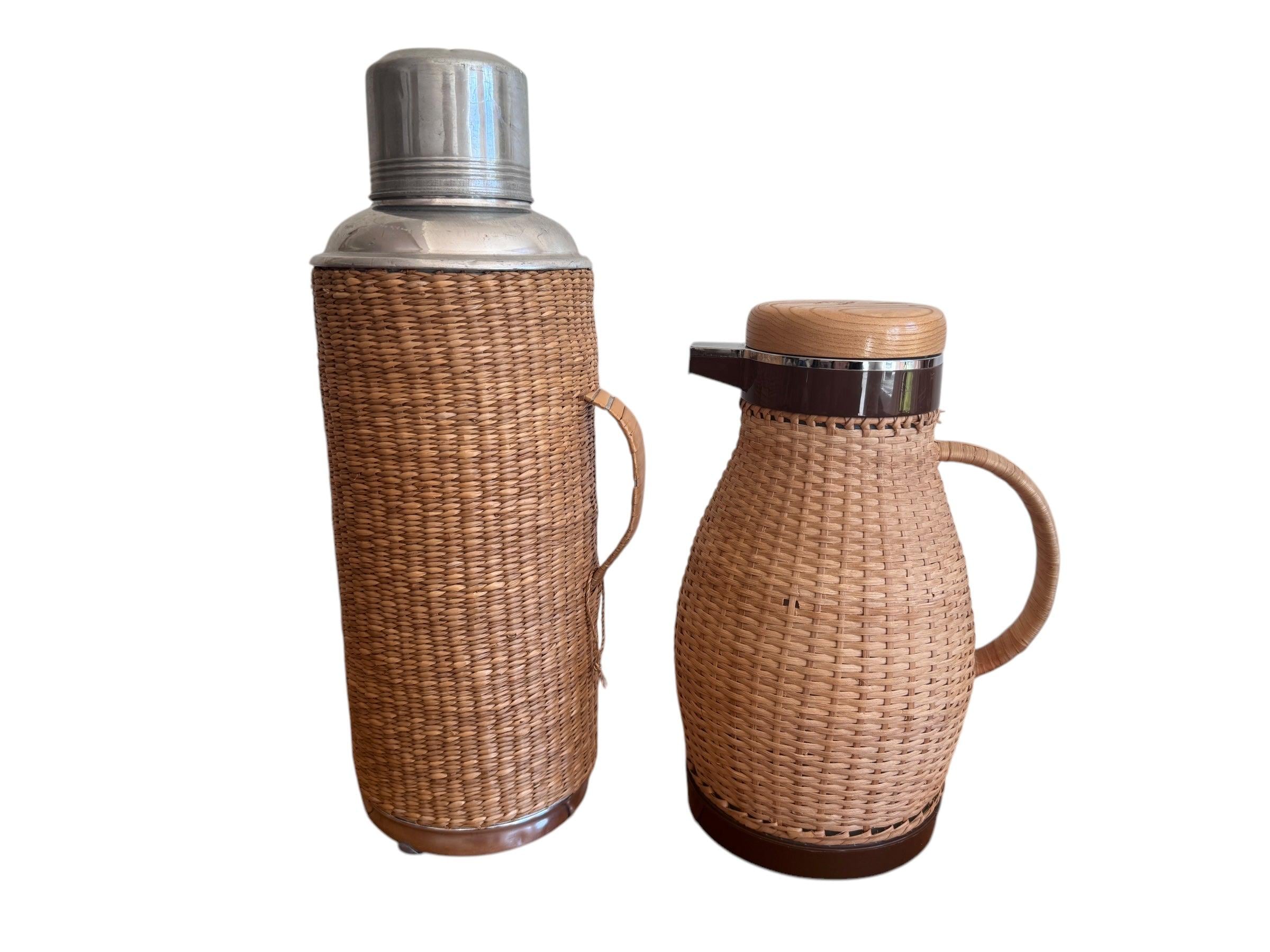 Thermos Vintage Zojirushi 4,5L Motif Fleur Rouge – Japon – Pour Boissons Chaudes/froides
