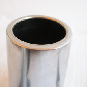 Midcentury Italian Stainless Steel Tea Coffee Pot with Rosewood Handles image 7