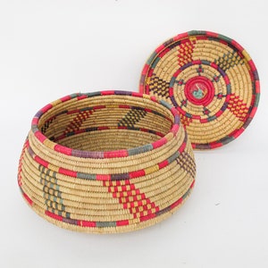 Woven Storage Basket with Lid image 6