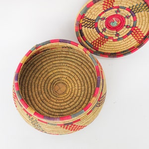 Woven Storage Basket with Lid image 8