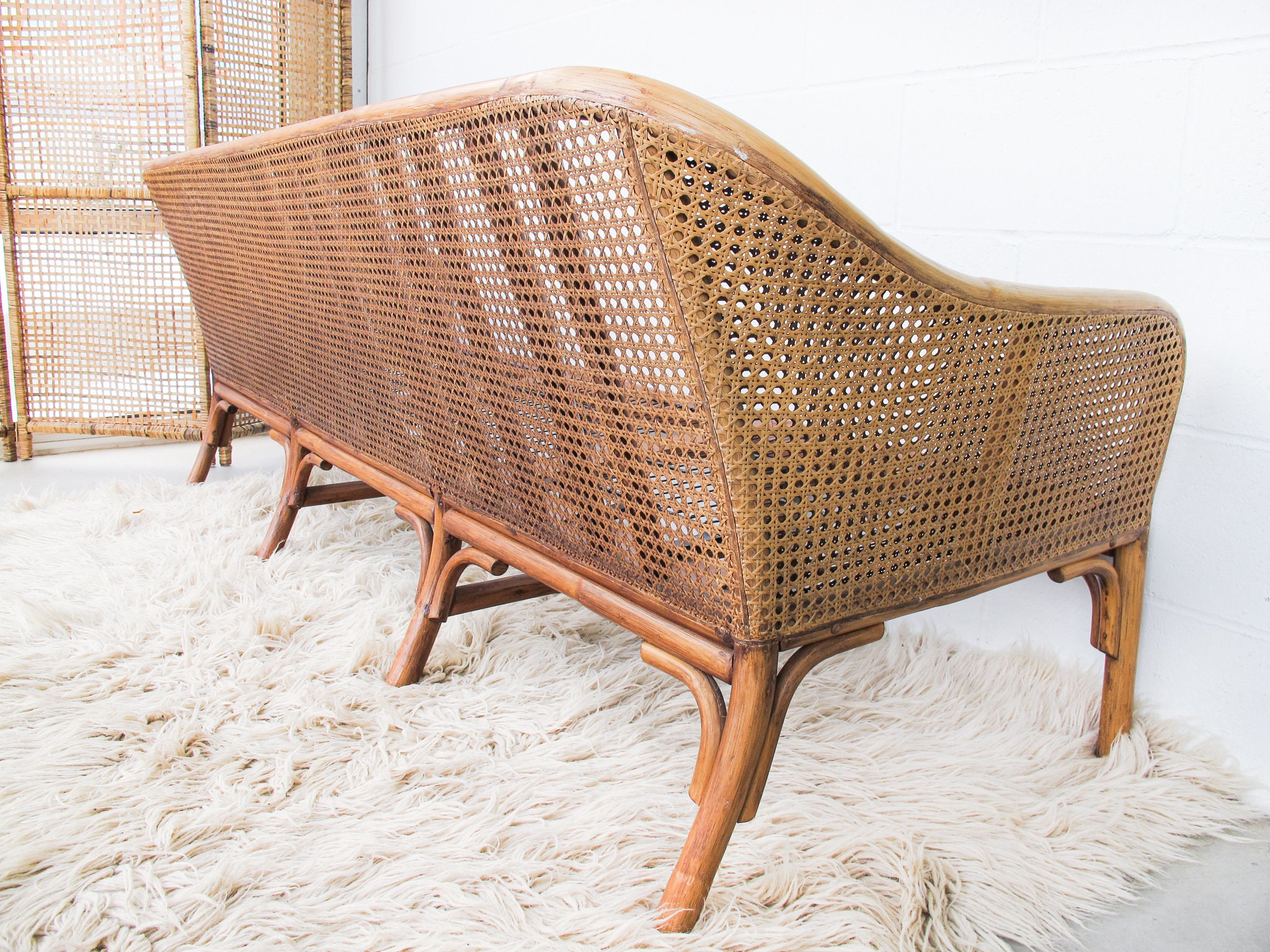 Vintage Bamboo and Cane Furniture Sets KalpSon Rattan CO. Etsy