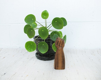 Hand Carved Vintage Wood Fist Sculpture