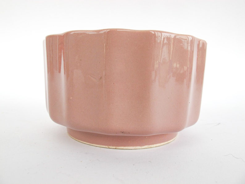 Wavy Studio Pottery Ceramic Red Wing Vase and Covina Pottery Plant Pot Sold Separately image 9