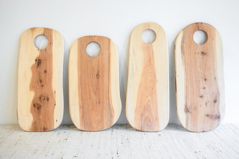 3 Moroccan Raw Olive Wood Tray / Charcuterie Board with White Etsy