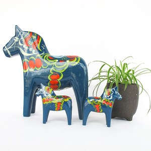 Olsson Swedish Wood Dala Horses Each Sold Separately image 5