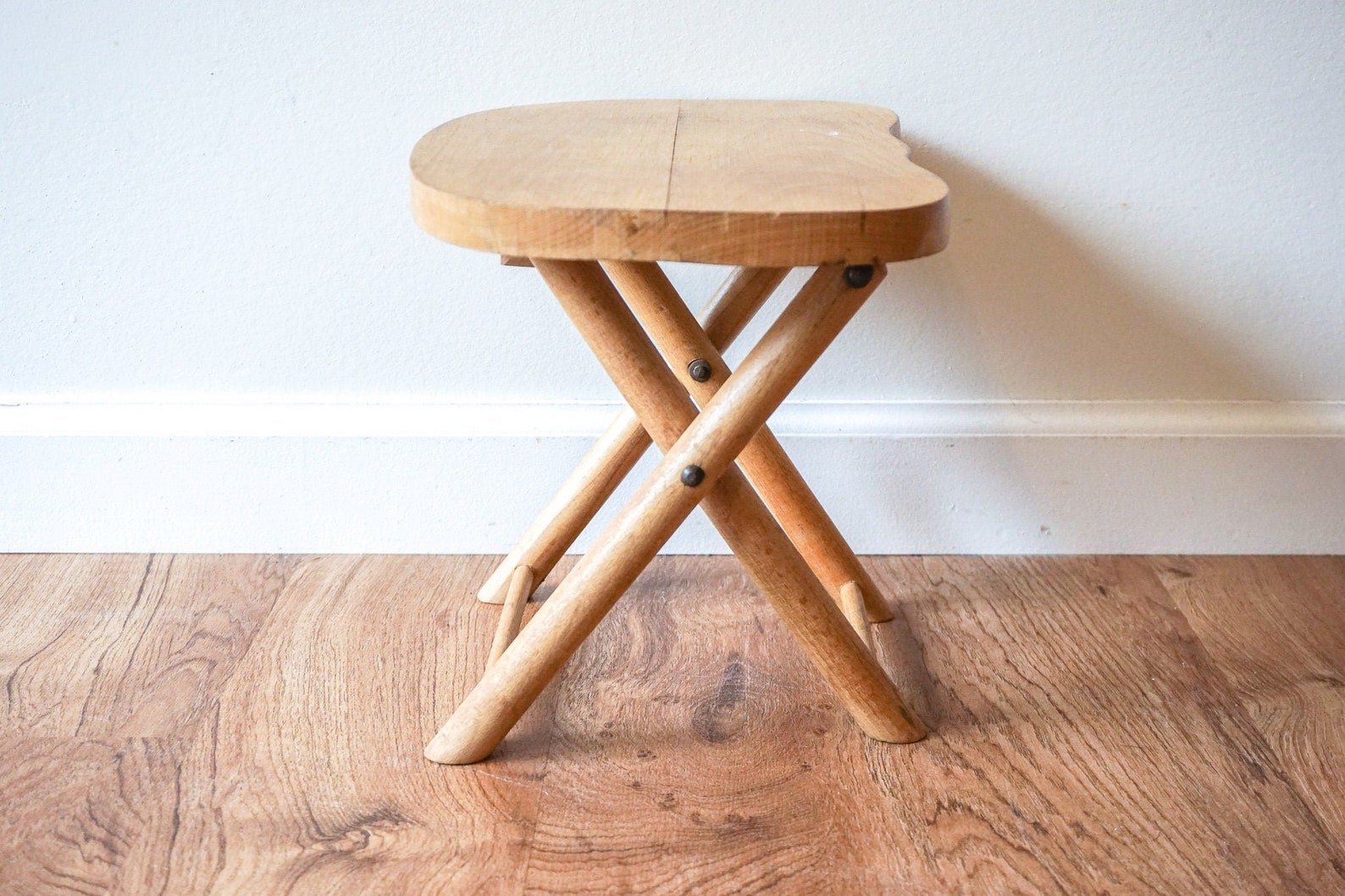 Nevco Wood Folding Camp Stool 6 Available Sold Separately Etsy