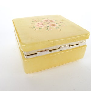 Italian Alabaster Box with Cherry Blossom Design Made in Italy image 6