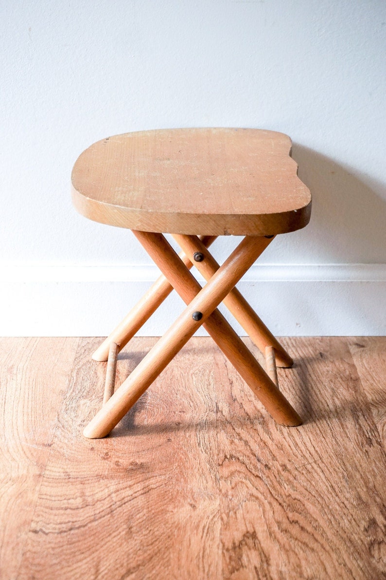 Nevco Wood Folding Camp Stool 6 Available Sold Separately Etsy