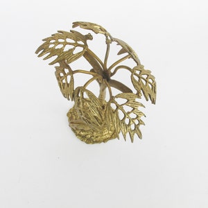 Brass Palm Tree and Camel Jewelry Holder Organizer image 9