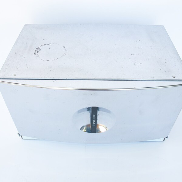 Chrome Bread Box Etsy