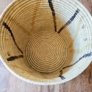 Woven Tribal African Basket with Lid Large image 7