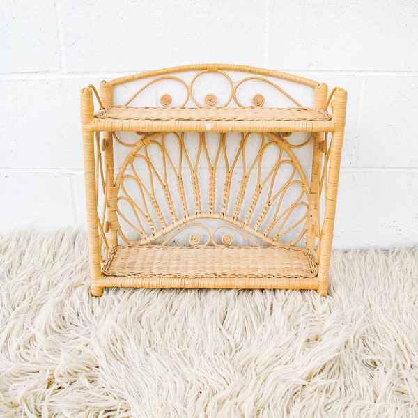 Wicker Shelf Etsy