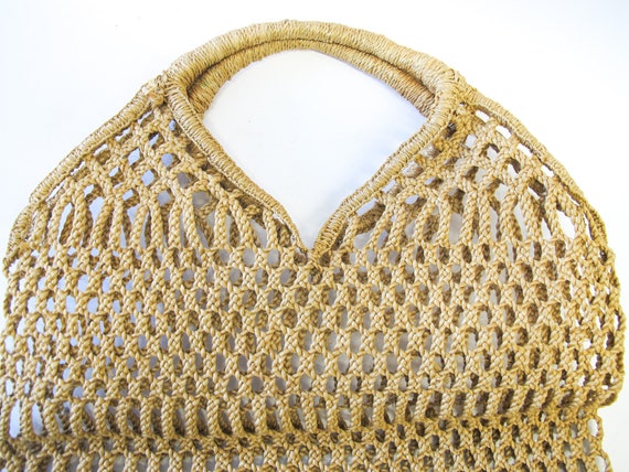 Woven Jute Market Mini Bag - image 9