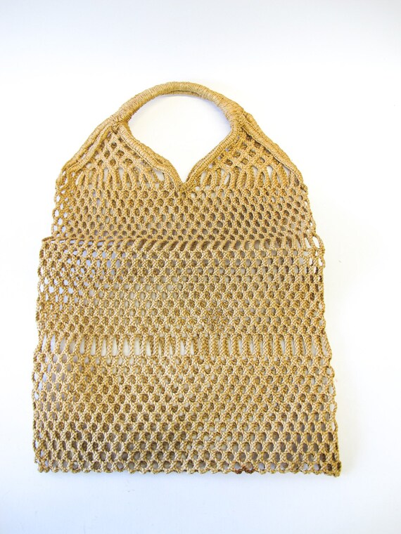 Woven Jute Market Mini Bag - image 10