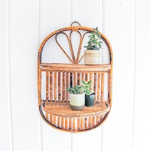 Bamboo Wall Shelf (2 Available and Sold Separately)