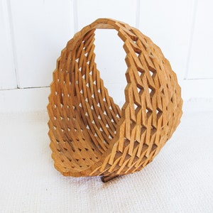 Hanging Wood Basket image 2