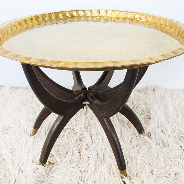 Brass Tray Table Base Etsy