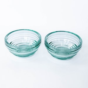 Art Deco Glass Bowls Set of 2 Anchor Hocking