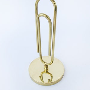 Large Brass Paper Clip image 5