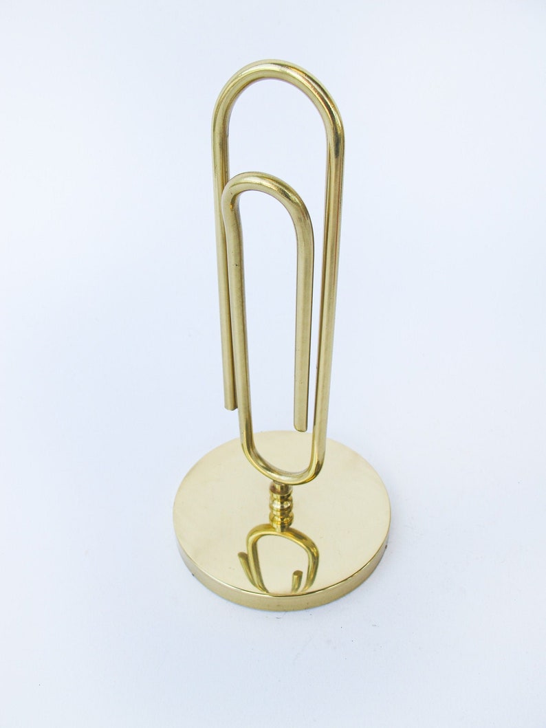 Large Brass Paper Clip image 5