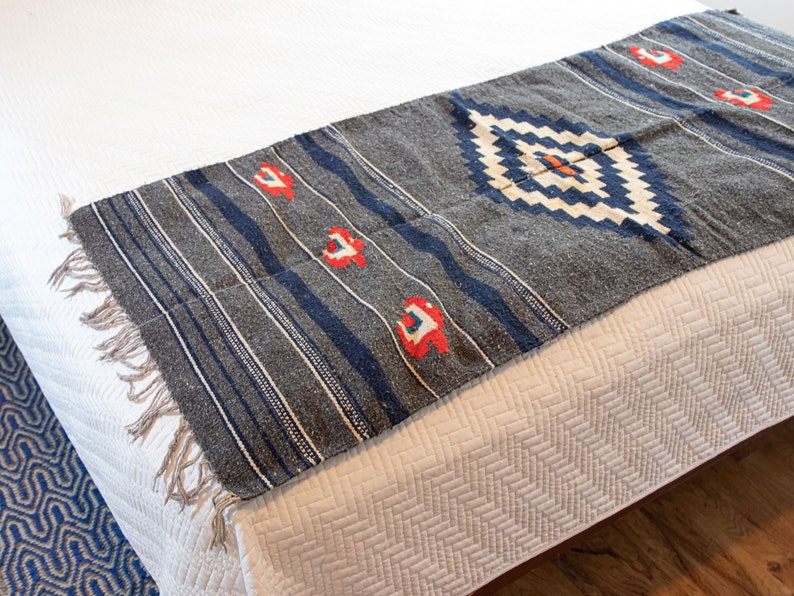 Woven Rug Blanket Tribal Style image 1